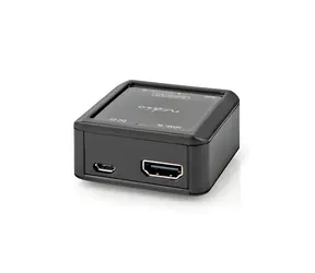 Konwerter audio Nedis HDMI na audio antracytowy / Konwerter / Wejście HDMI / Wyjście RCA + 3,5 mm / 192 kHz