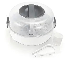 Alecto BW-04 biały / Sterylizator mikrofalowy / 4 butelki / 150 ml