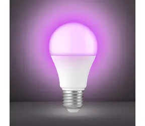 Alecto SMARTBULB10 / Inteligentna żarówka LED / E27 / 9W / RGB / Wi-Fi / ściemnialna