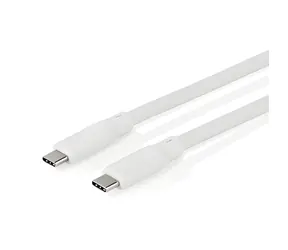 Nedis USB-C - USB-C biały / Kabel / Silikonowy / USB 3.2 Gen 1 / 60 W / 5 Gb/s / 4K 60Hz / 1,5 m