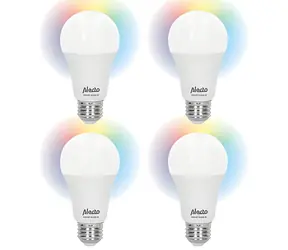 Alecto SMART-BULB10 / Inteligentna żarówka LED / Wi-Fi / RGB / E27 / 4 szt.