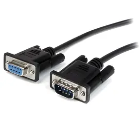 Kabel szeregowy StarTech D-Sub9 M/F czarny / Kabel szeregowy / RS-232 / 1 m