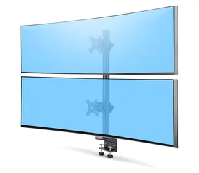 StarTech Stojak pionowy na 2 monitory / Stojak pionowy na 2 monitory LCD / 17 - 49" / Nośność 32 kg / Obrotowy, pochylany