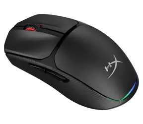 HyperX Pulsefire Fuse czarna / Bezprzewodowa mysz gamingowa / optyczna / 3200 DPI / 6 przycisków / USB / BT