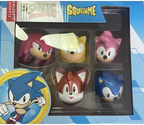 Epee HEATHSIDE Squishme Mini Sonic / Figurka kolekcjonerska / Zestaw 5 szt.