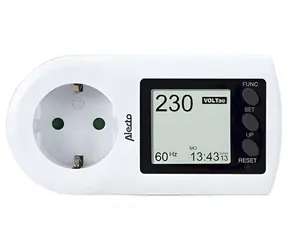 Monitor zużycia energii Alecto / Licznik zużycia energii / napięcie, prąd, moc / programowalna cena kWh