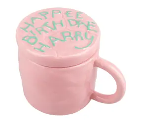 Kubek PALADONE Harry Potter Happee Bithdae / ceramiczny / biały z czerwonym nadrukiem