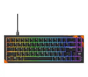 Cherry K5 PRO TMR Kompaktowa czarna / Klawiatura / przewodowa / układ US / podświetlana / USB-A