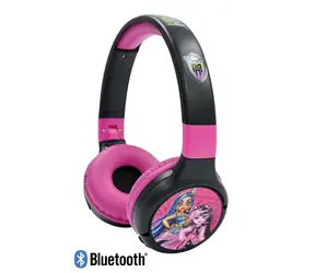 Lexibook Monster High / Słuchawki Bluetooth dla dzieci / Składane / Bluetooth 5.0 / Limit głośności 85 dB