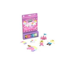 PLUS- PLUS Aktywność Bajkowe Królestwo / Zestaw konstrukcyjny / 125 elementów / 2D i 3D / od 5 lat