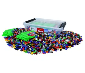 PLUS- PLUS Box Basic / Zestaw konstrukcyjny / 4000 elementów / 12 mat / od 5 lat