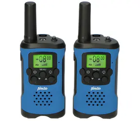 Alecto FR115BW czarny / Zestaw walkie-talkie / zasięg 7 km / 8 kanałów / PTT/VOX
