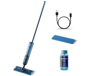 Philips seria 3000 OneUp niebieski / Mop elektryczny / bezprzewodowy / 0,312 l / 50 min
