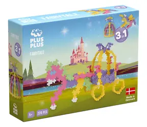 PLUS- Zestaw konstrukcyjny PLUS Pastel 3w1 Bajki / 220 elementów