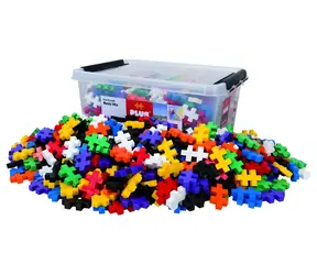 PLUS- PLUS Box Big Podstawowy / Zestaw konstrukcyjny / 600 elementów / od 1 roku