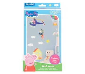 Naklejki ścienne PALADONE Peppa Pig / Dekoracja pokoju dziecięcego