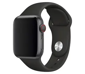 Devia Deluxe Sport czarny / Pasek do Apple Watch / 44/45/46 mm