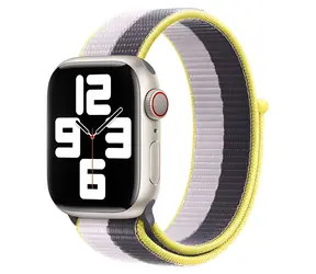 Pasek Devia Nylon Braided Two-Tone Loop Lilac (fioletowy) / do zegarka Apple Watch / 44/45/46 mm
