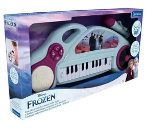 LEXIBOOK Frozen Klawiatura elektroniczna z mikrofonem / 24 klawisze / Uchwyt przenośny / od 3 lat