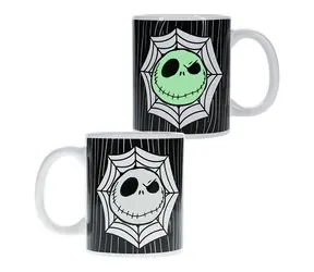 Kubek PALADONE Jack Skellington świecący / Nightmare Before Christmas / ceramiczny / 300 ml