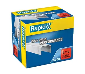 Zszywacze Rapid 9:10 / Do Rapid HD 110 i HD 210 / Umożliwiają zszywanie 40-70 arkuszy / 5000 szt.