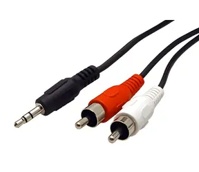 Kabel audio Roline Jack 3,5mm - 2x Cinch 10 m / Kabel audio / M/M
