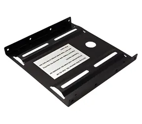 Goobay czarny / uchwyt na dysk twardy/SSD 2,5" do zatoki 3,5" / metalowy