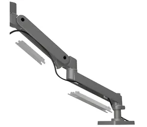 Ergotron LX Pro Uchwyt do monitora szary / Uchwyt biurkowy z ramieniem do LCD