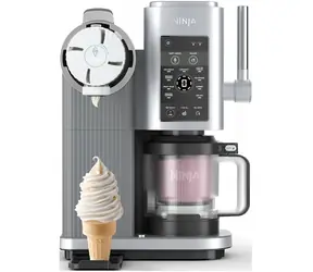 Ninja CREAMi NC701EU / Maszyna do lodów / Sorbetów / Gelato / 13 funkcji / 2 pojemniki