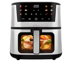 TESLA AirCook Q60 XXL Pro / Frytkownica na gorące powietrze / Sterowanie cyfrowe
