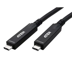 Aten UE3410F czarny / kabel USB-C / DP AOC / 10 Gb/s / PD 60 W / 10 m