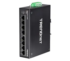 Trendnet TI-PG80 / Przełącznik przemysłowy / 8- Port Gigabit / 8x PoE+ / Szyna DIN
