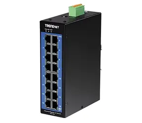 Trendnet TI-G160i / Switch przemysłowy / 16- Port Gigabit / L2 / szyna DIN