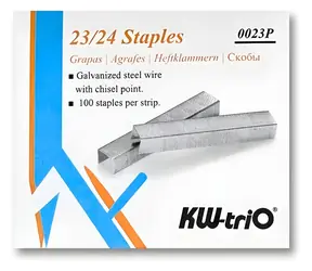 Zszywki KW trio 23/24 ocynkowane / Zszywki / 1000 szt. / do 210 arkuszy