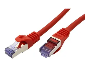 Roline Cat6a S/FTP 20m czerwony / Kabel krosowy / RJ45 / LSOH / Komponent Level