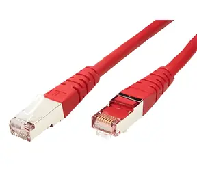 Kabel krosowy Roline S/FTP Cat.6 czerwony / Kabel krosowy / S/FTP / Cat.6 / 15 m