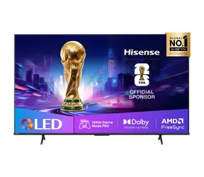43" Hisense 43E77Q PRO czarny / Telewizor / QLED / UHD 4K / HDMI / WiFi / BT / DVB-T2/S2/C