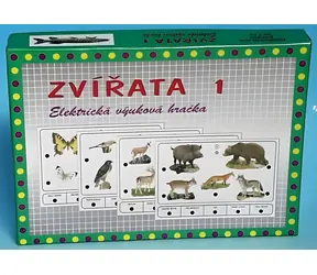SVOBODA Elektroniczna gra edukacyjna Zwierzęta 1 / 16 arkuszy / 80 zwierząt / od 6 lat
