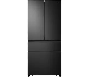 Lodówka Hisense RF540N4SBF2 czarna / French Door / 480 l / NoFrost / Klasa energetyczna E