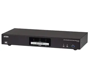 Aten CS1942DP / przełącznik KVM / 2x DisplayPort / 4K / koncentrator USB 3.0 / audio / 2:1