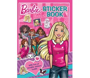 Kolorowanka z naklejkami Barbie / Kolorowanka z naklejkami / Ponad 30 naklejek / 29,5 x 21 cm