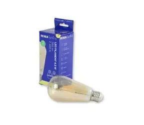 Żarówka LED TESLA Crystal Retro E27 4,2W / 230V / 380lm / 2400K / ciepła biel / złota