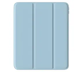 Etui skórzane Devia do Apple iPad Pro 11" (M4/M5) jasnoniebieskie / Etui / Gniazdo na Apple Pencil