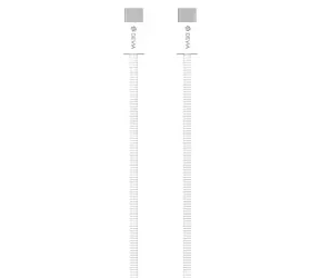 Devia Wowen USB-C/USB-C biały / Kabel ładujący / PD 60W / 1 m