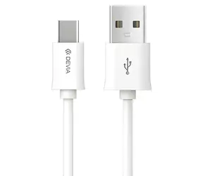 Devia SMART Series biały / Kabel / USB-A - USB-C / 1 m