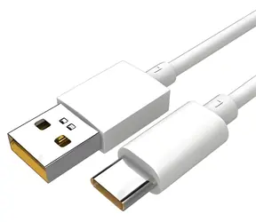 Oppo DL136 biały / Kabel do transmisji danych / USB-A / USB-C / 65 W / 1 m