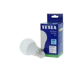 Żarówka LED TESLA E27 6W / 640lm / 6500K / zimna biel
