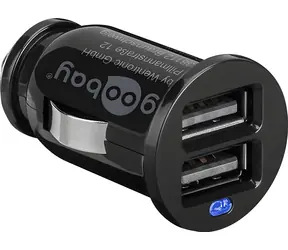 Goobay / Ładowarka samochodowa / 2x USB / 2.1 A