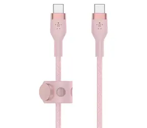 Belkin BOOST CHARGE PRO FLEX różowy / kabel USB-C do USB-C / 1 m
