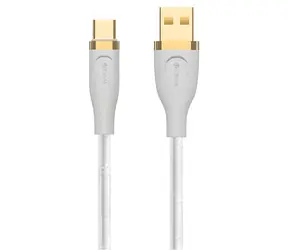 Kabel danych Devia Star Series biały / kabel USB-A - USB-C / 1,2 m